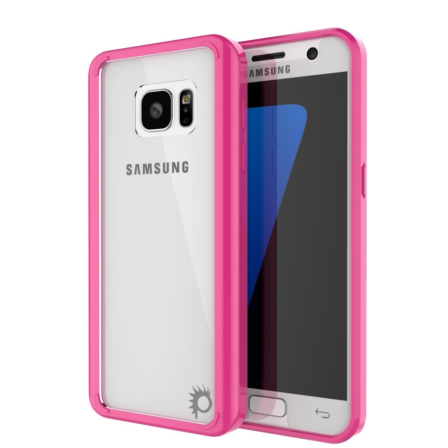 Capa S7 Punkcase® LUCID 2.0 Série Rosa com Protetor de Tela de Vidro PUNK SHIELD | Ajuste Ultra