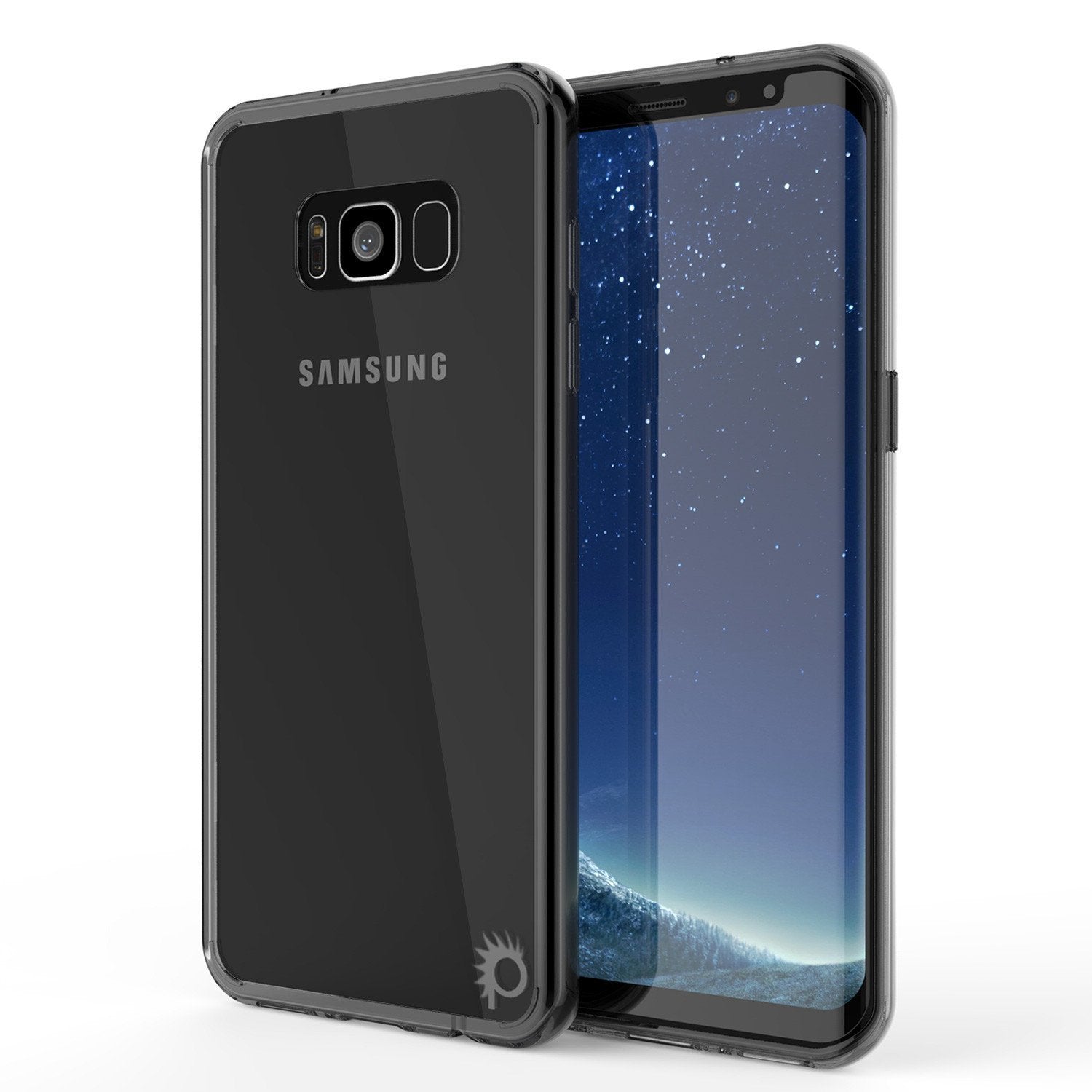 Capa S8 Punkcase® LUCID 2.0 Série Crystal Black c/ Protetor de Tela PUNK SHIELD | Ultra Fit