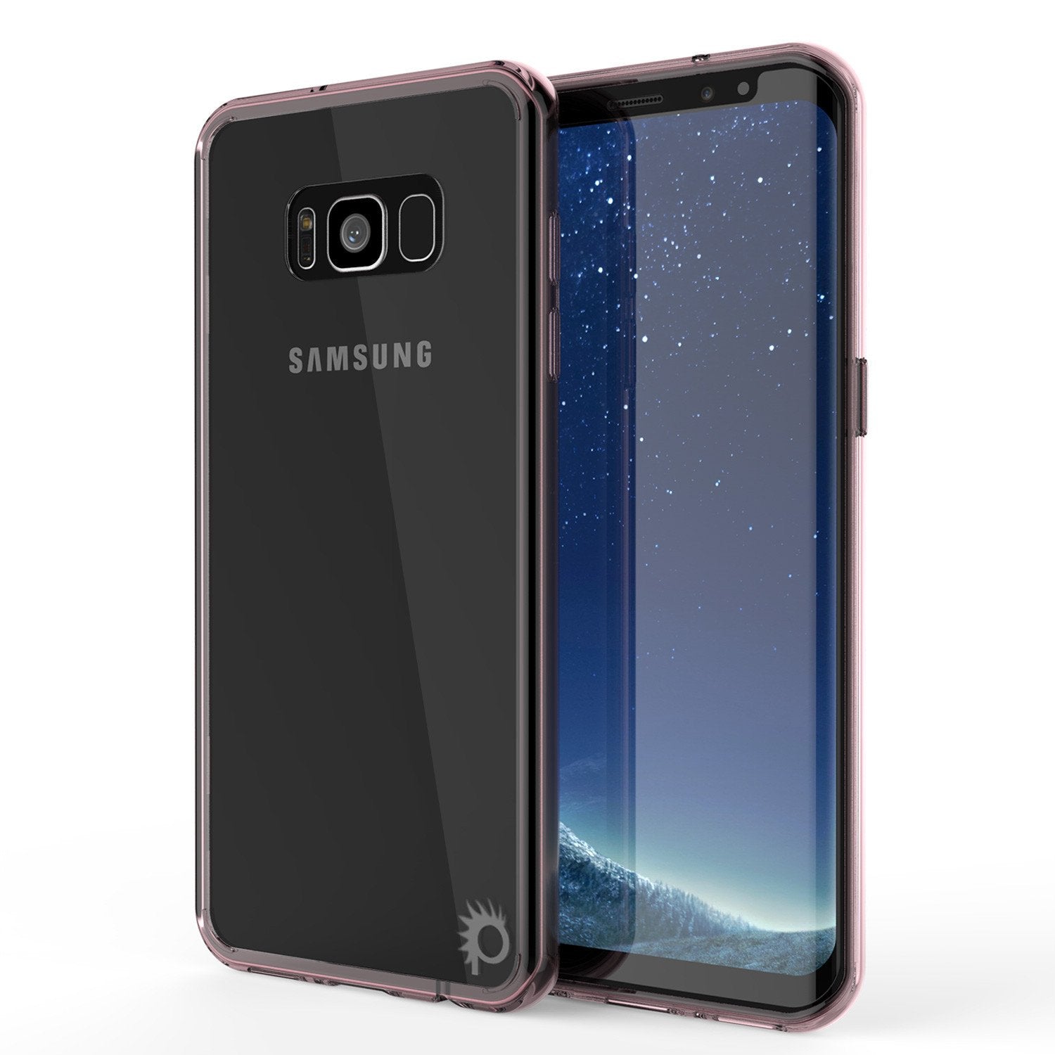 Capa S8 Plus Punkcase® LUCID 2.0 Série Crystal Pink w/ Protetor de Tela PUNK SHIELD | Ajuste Ultra