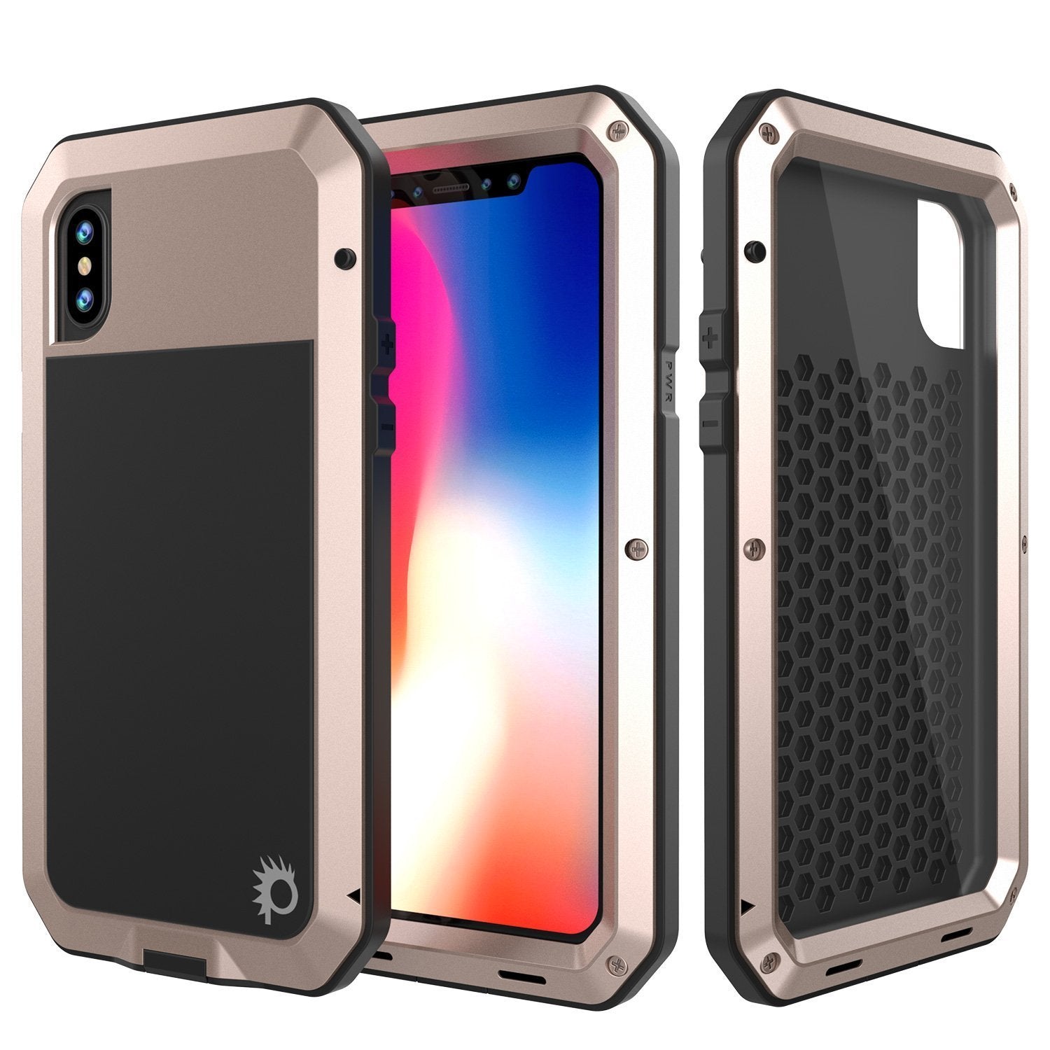 Capinha PUNKCASE iPhone XR METALLICA [Ouro]