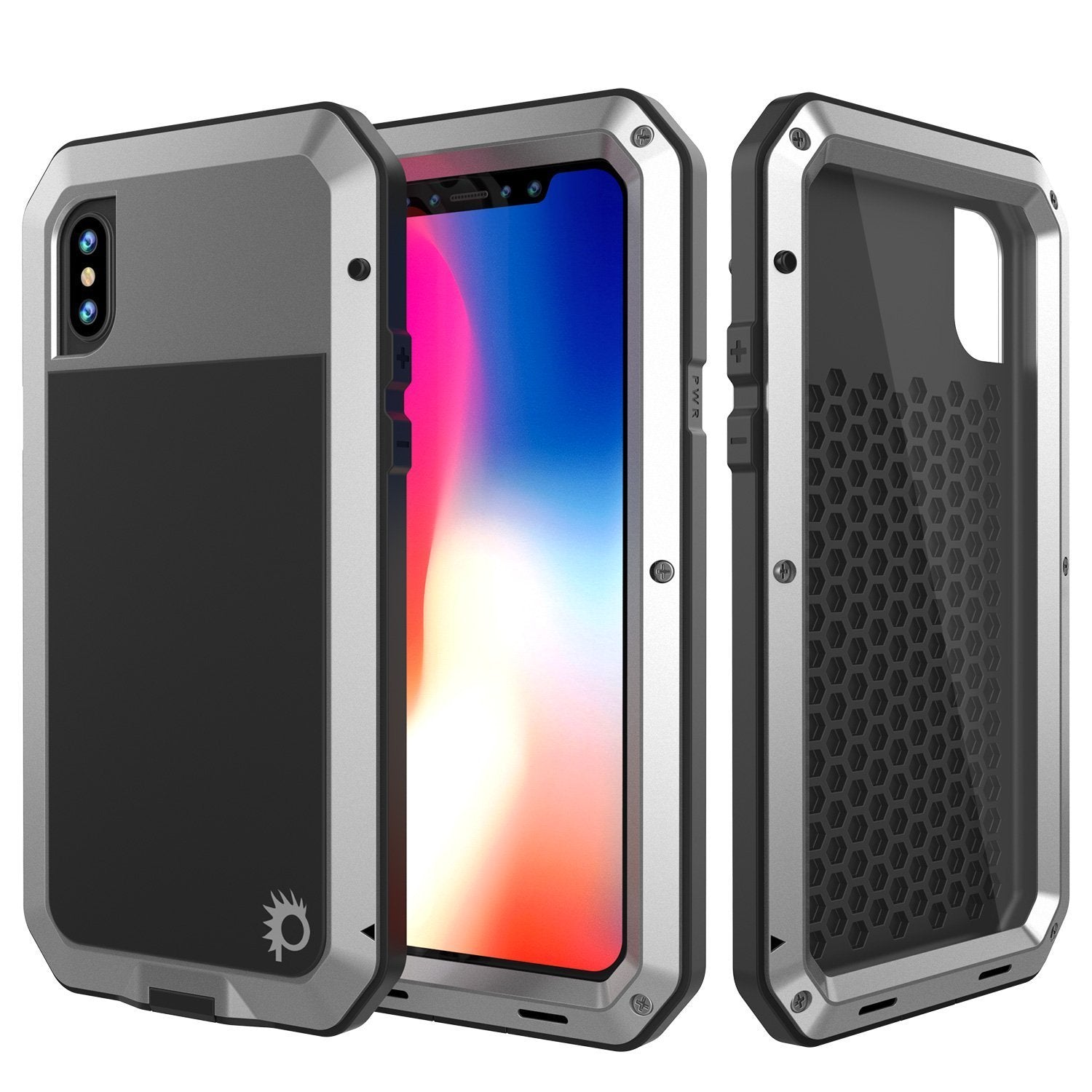 Capinha PUNKCASE iPhone XS Max METALLICA [Prata]