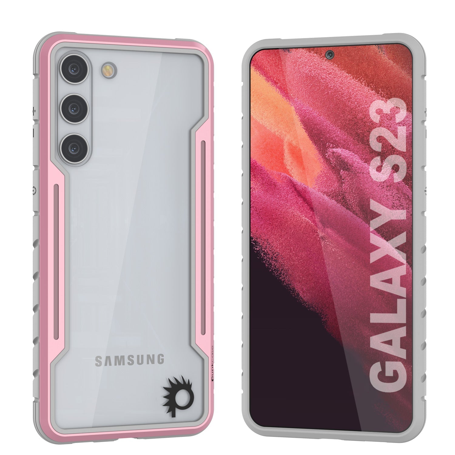 Capa de proteção militar Punkcase S23 Armor Stealth Grade Multilayer [Rose-Gold]