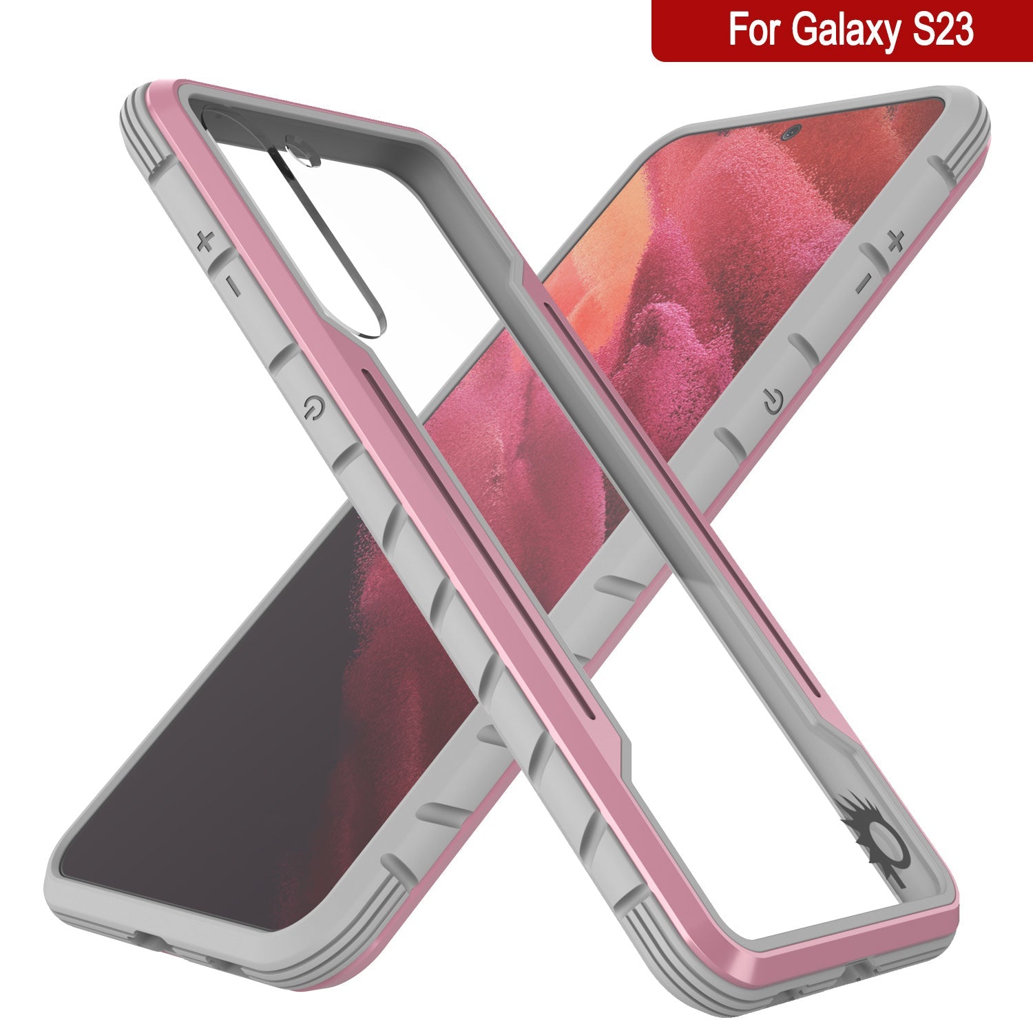 Capa de proteção militar Punkcase S23 Armor Stealth Grade Multilayer [Rose-Gold]