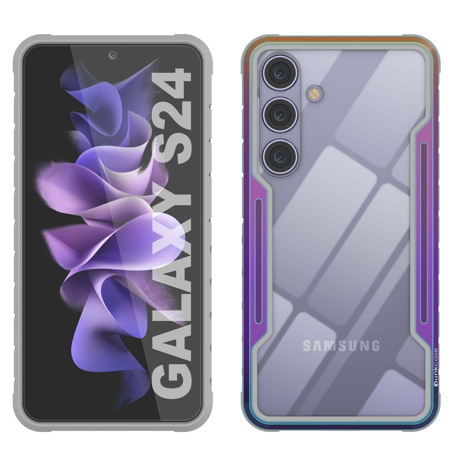 Punkcase S24 Armor Stealth Case Protective Military Grade Multilayer Cover [Rainbow]