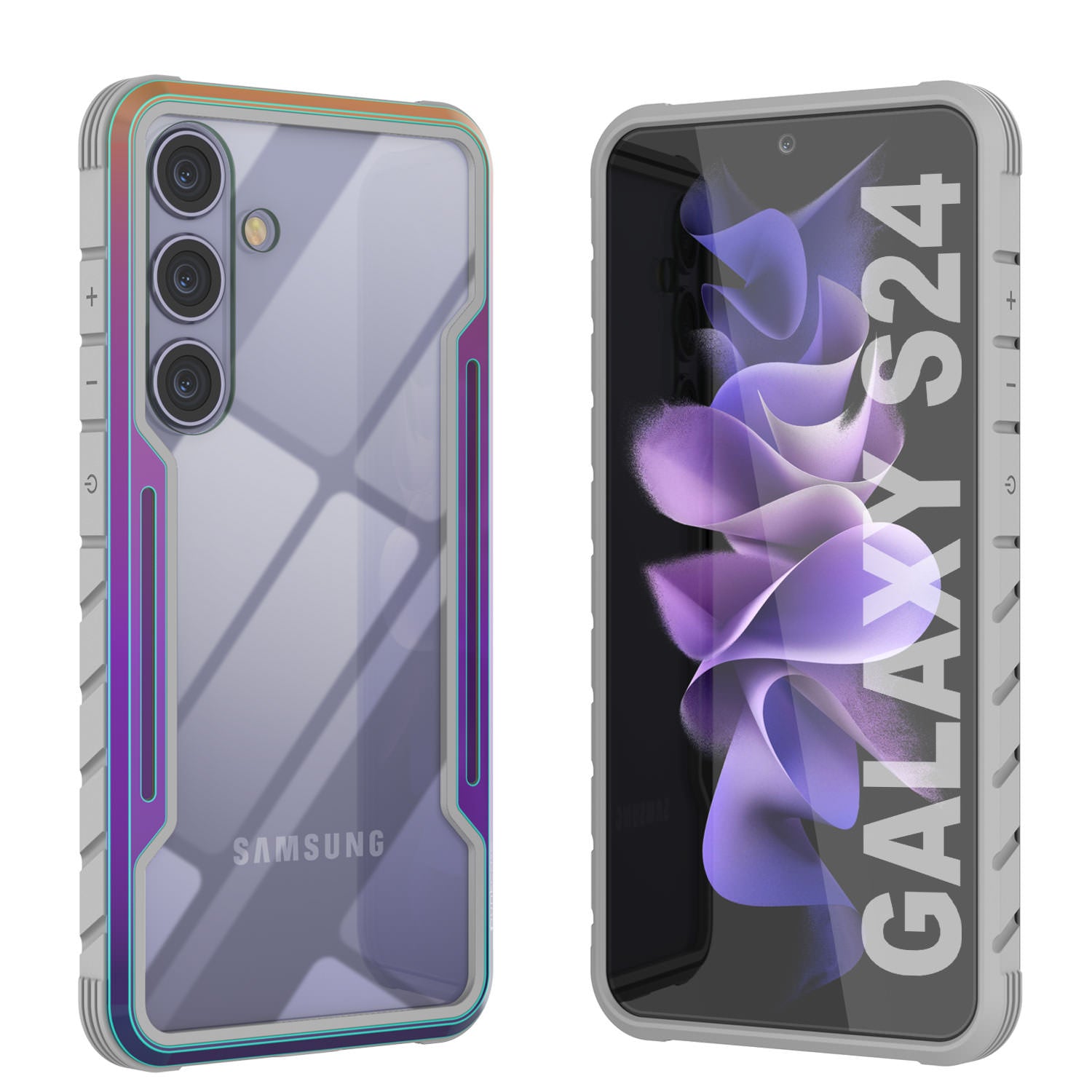 Punkcase S24 Armor Stealth Case Protective Military Grade Multilayer Cover [Rainbow]