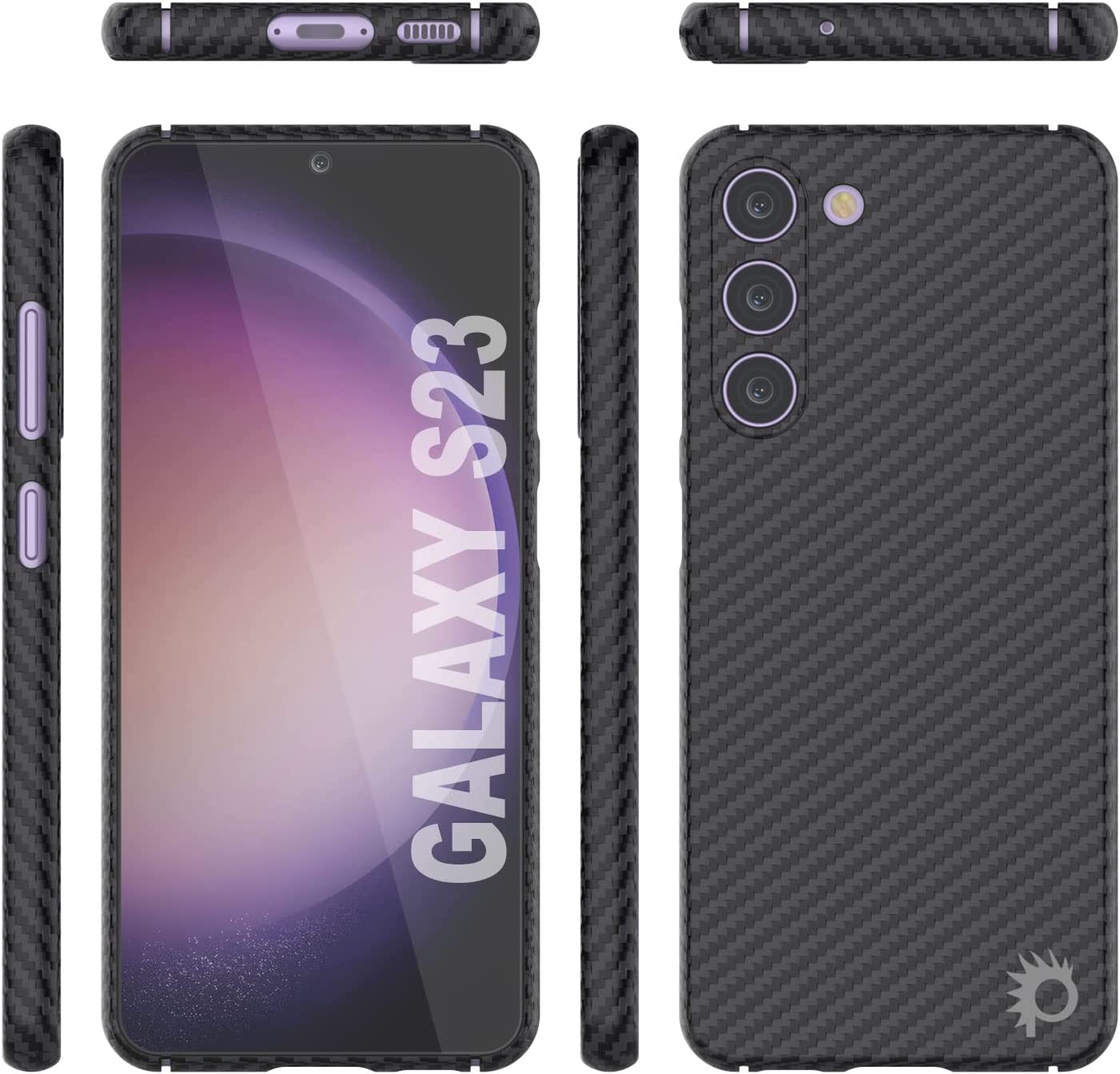 Capa em Fibra de Carbono Punkcase S23 [Série AramidShield] Ultra Fina e Leve em Kevlar