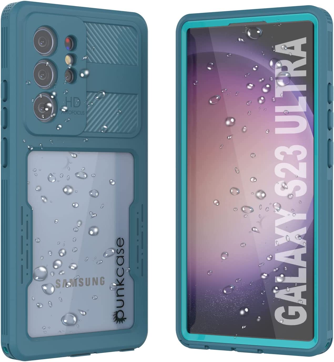 Capa à prova d'água para Galaxy S23 Ultra [Série Alpine 2.0] [Ajuste Slim] [Certificação IP68] [Shockproof] [Azul]