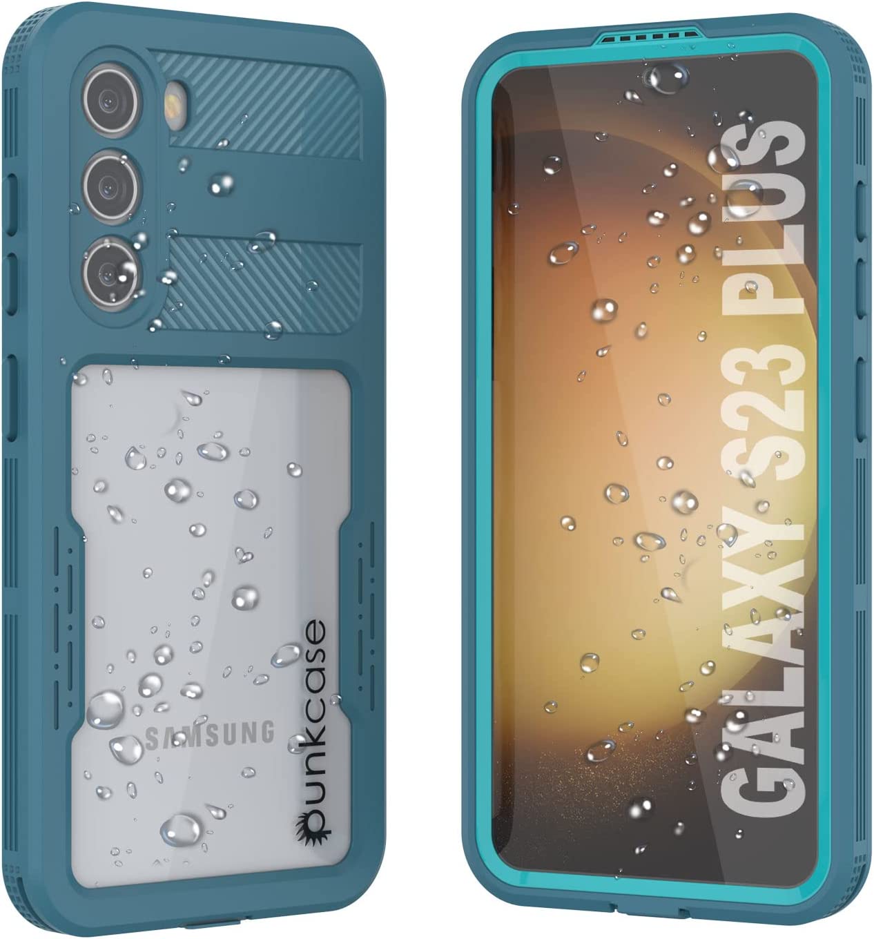 Capa à prova d'água Galaxy S23+ Plus [Série Alpine 2.0] [Ajuste Slim] [Certificado IP68] [Prova de choque] [Azul]