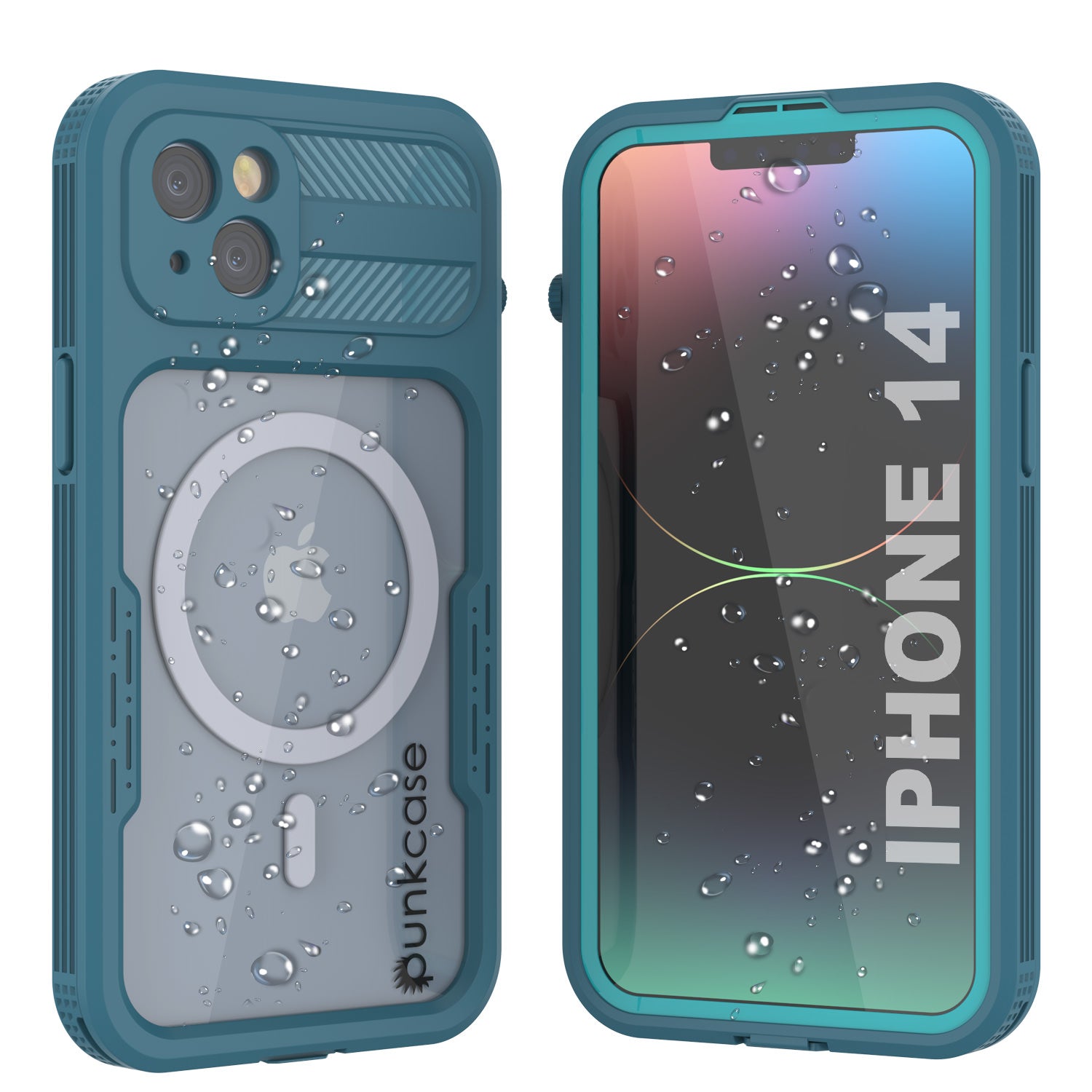 Capa à prova d'água para iPhone 14 [Série Alpine 2.0] [Ajuste Slim] [Certificado IP68] [à prova de choque] [Azul]