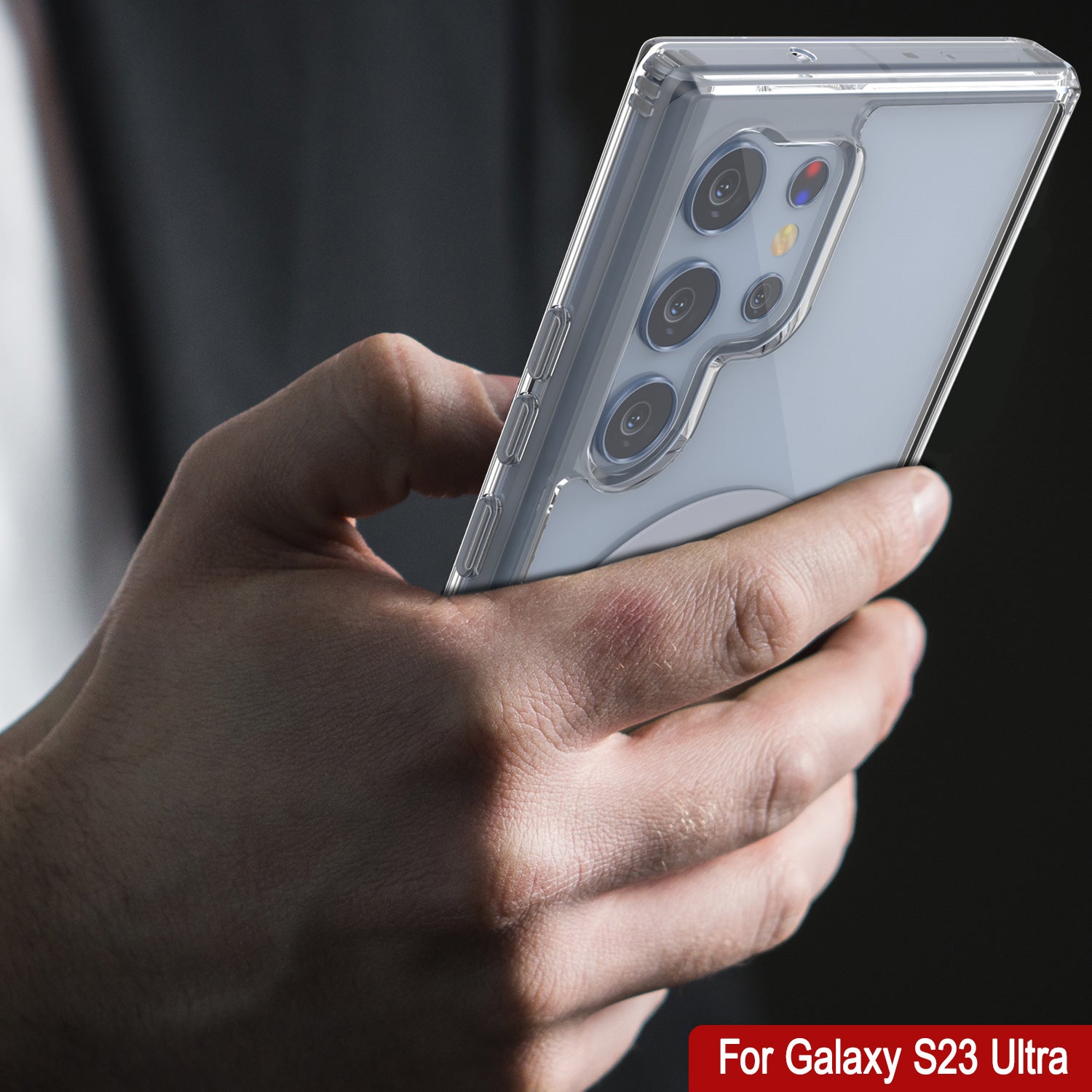 Capa de carregamento sem fios magnética Punkcase Galaxy S23 Ultra [Série ClearMag]