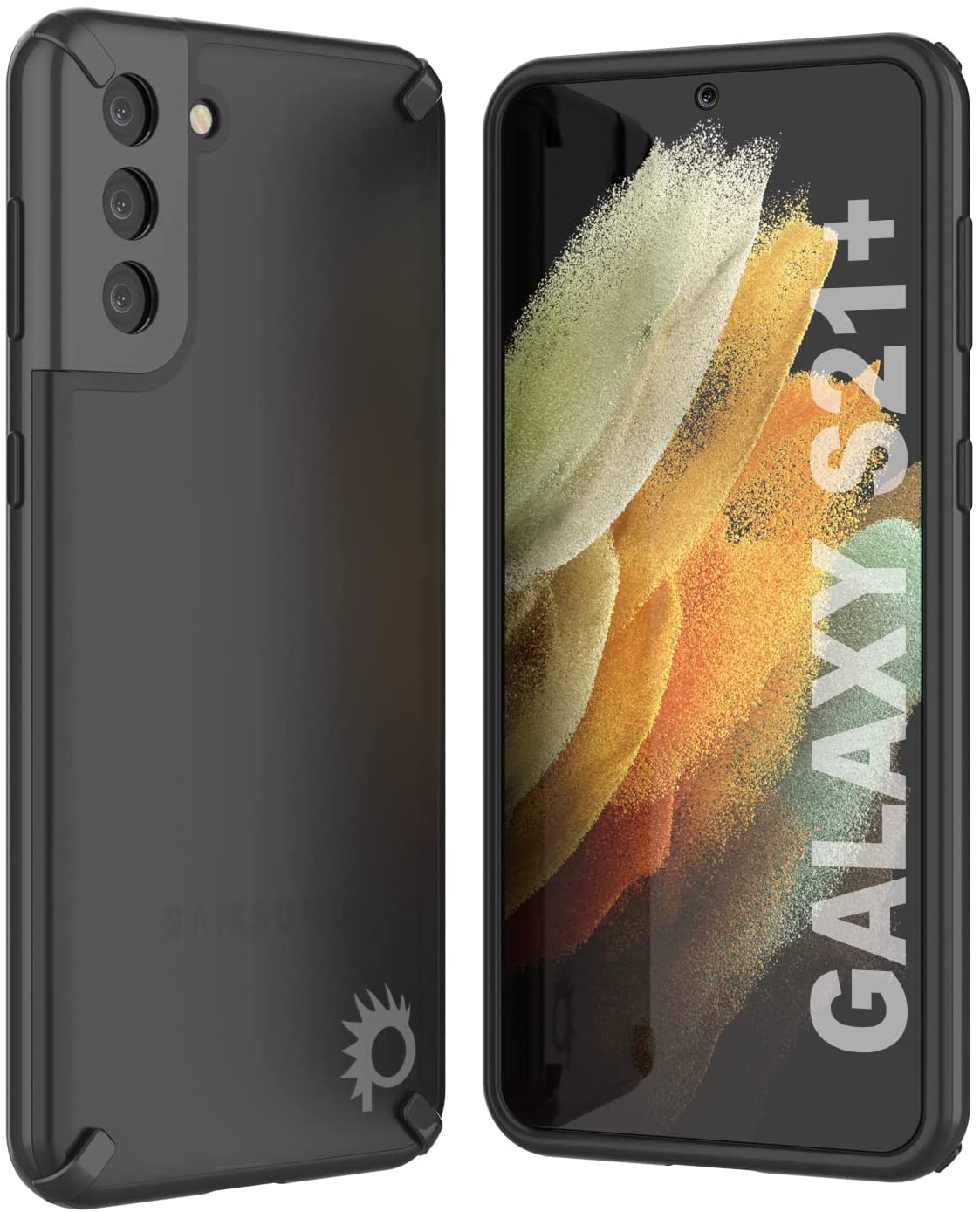 Capa Punkcase para Galaxy S21 Plus [Série Mirage] Capa de Telefone Resistente (Preto)