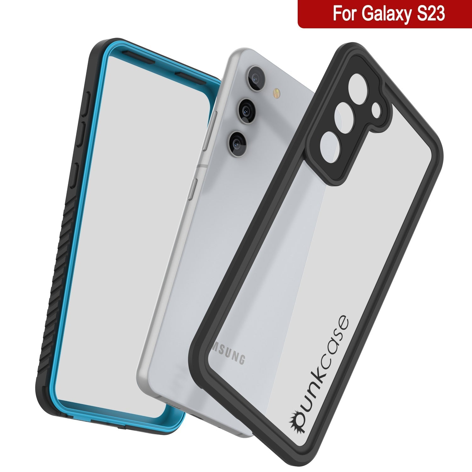 Galaxy S23 FE Water, Shock, Snow, dirt proof Extreme Series Slim Case [Light Blue]