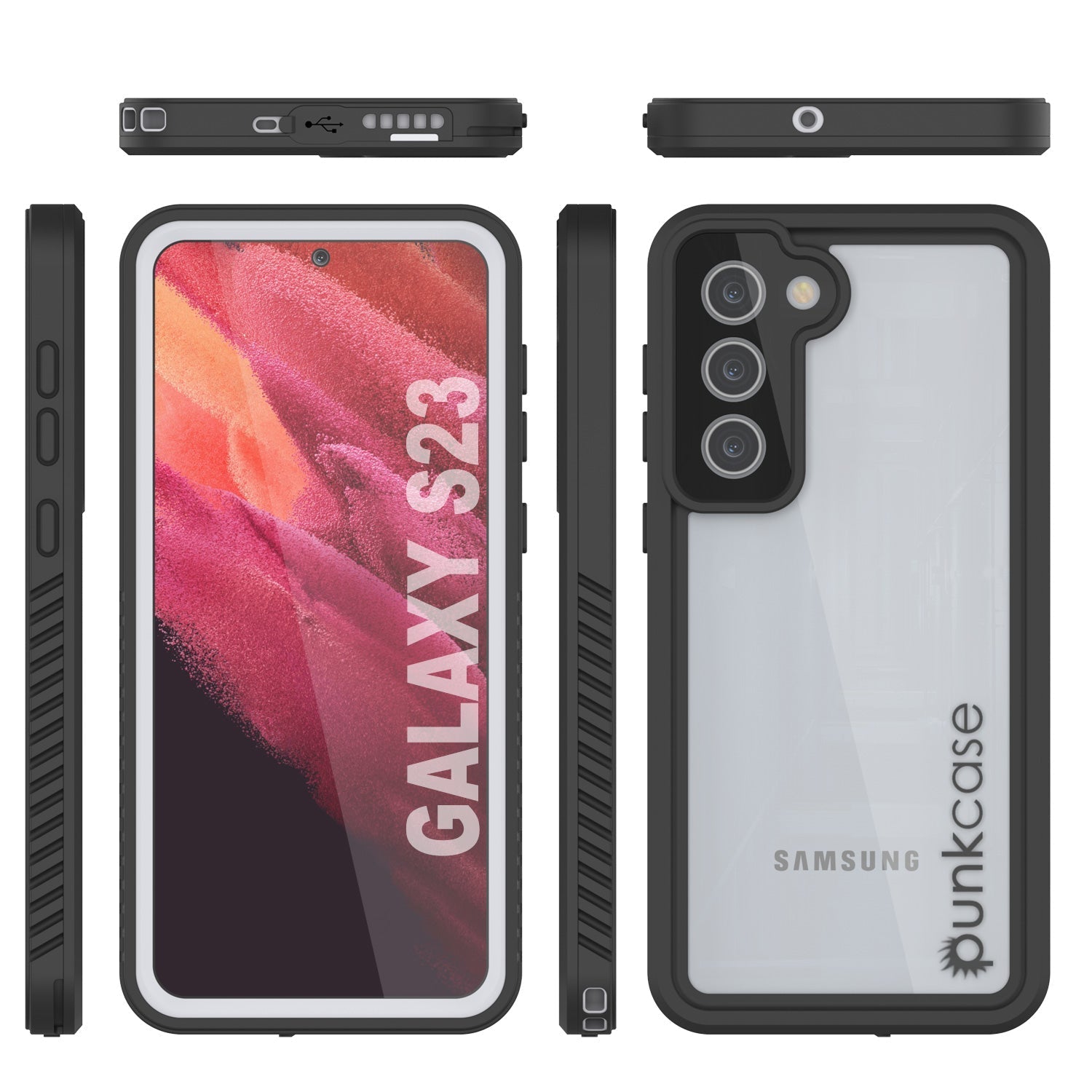 Galaxy S23 FE Water/ Shock/ Snow/ dirt proof [Extreme Series] Punkcase Slim Case [White]