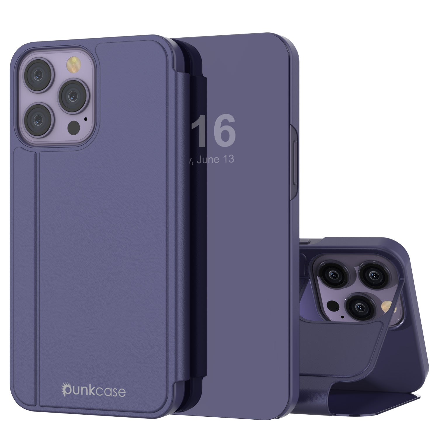 Capa Protetora Punkcase Refletora para iPhone 14 Pro [Roxo]