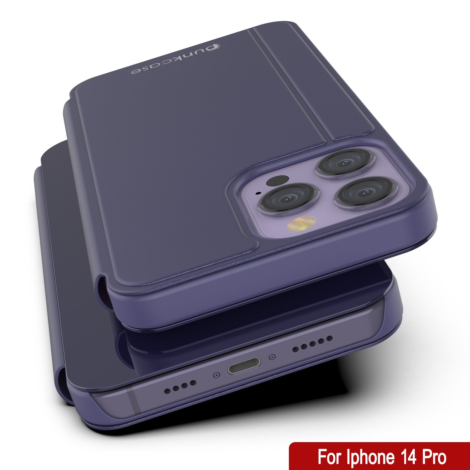 Capa Protetora Punkcase Refletora para iPhone 14 Pro [Roxo]