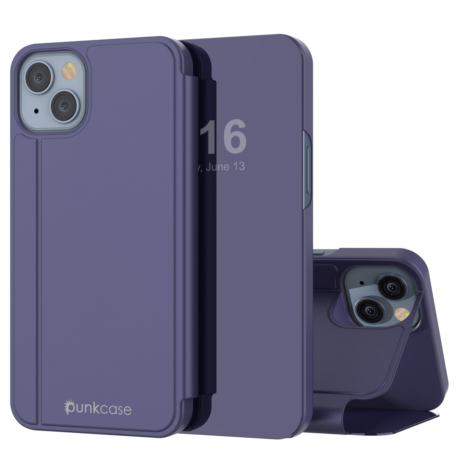 Capa Protetora Punkcase iPhone 14 Reflector Flip Cover [Roxa]