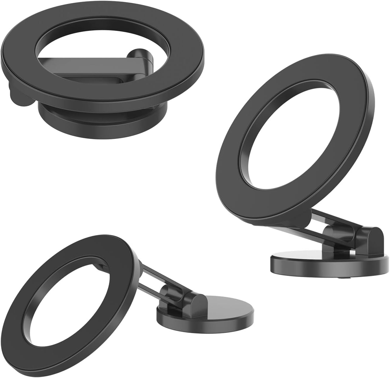 PunkCase MagnoGrip 360 | Powerful Aluminium Alloy Car Phone Holder [Black]