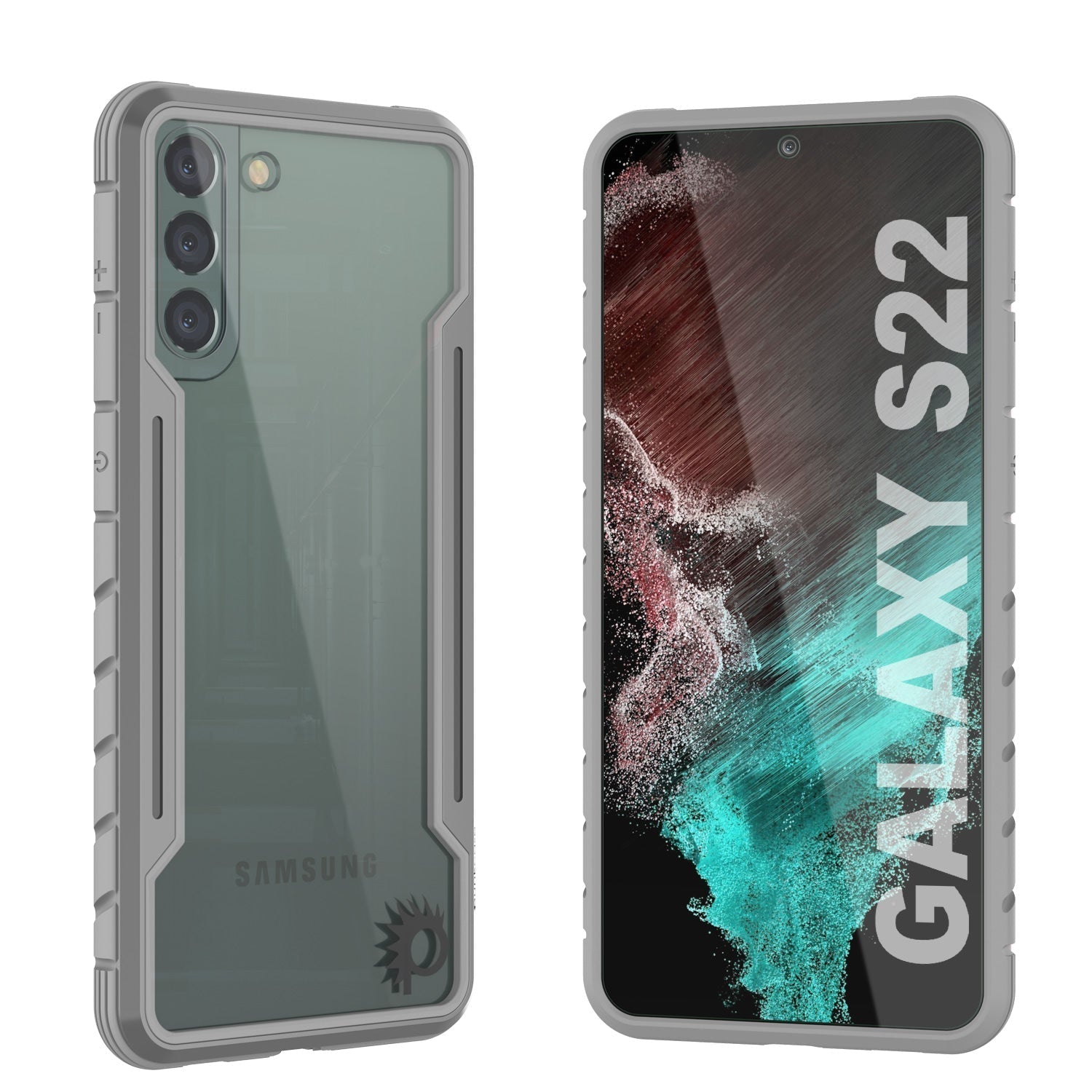Capa protetora Punkcase S22 Ravenger de Grau Militar de Grade Militar de Vários Camadas