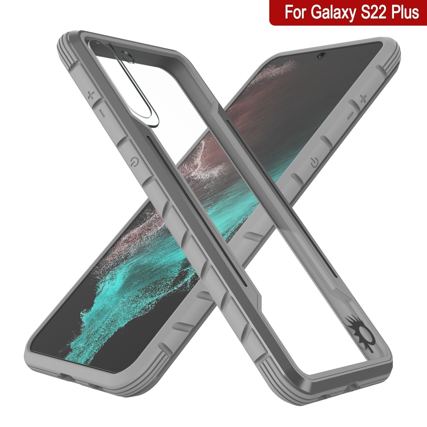 Capa protetora Punkcase S22+ Plus Ravenger de Grau Militar de Camadas Múltiplas