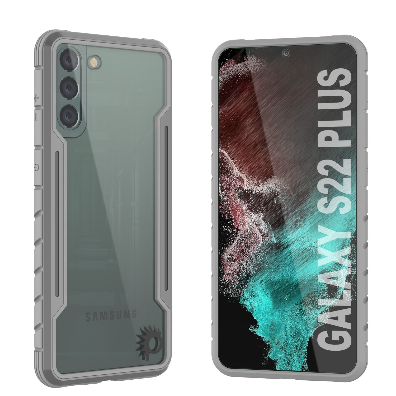 Capa protetora Punkcase S22+ Plus Ravenger de Grau Militar de Camadas Múltiplas