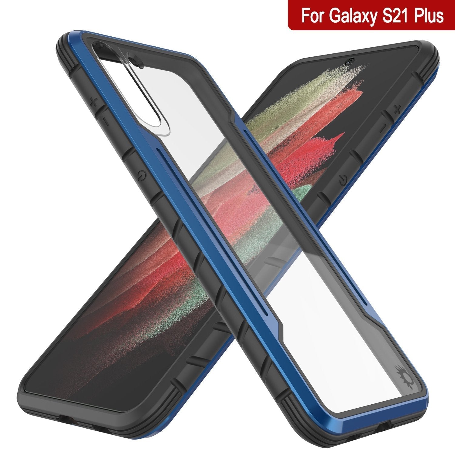 Capa protetora Punkcase S21+ Plus Ravenger de Grau Militar de Múltiplas Camadas [Azul]