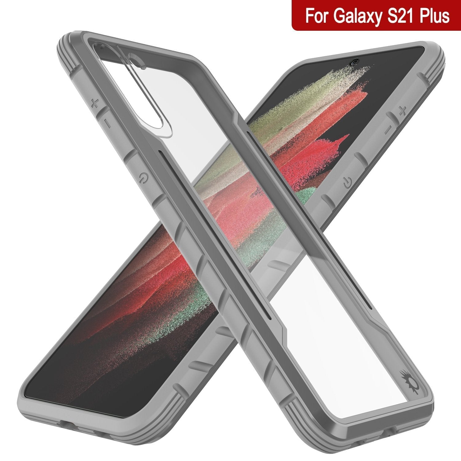 Capa Punkcase S21+ Plus ravenger Protetora de Grau Militar de Múltiplas Camadas [Cinza]