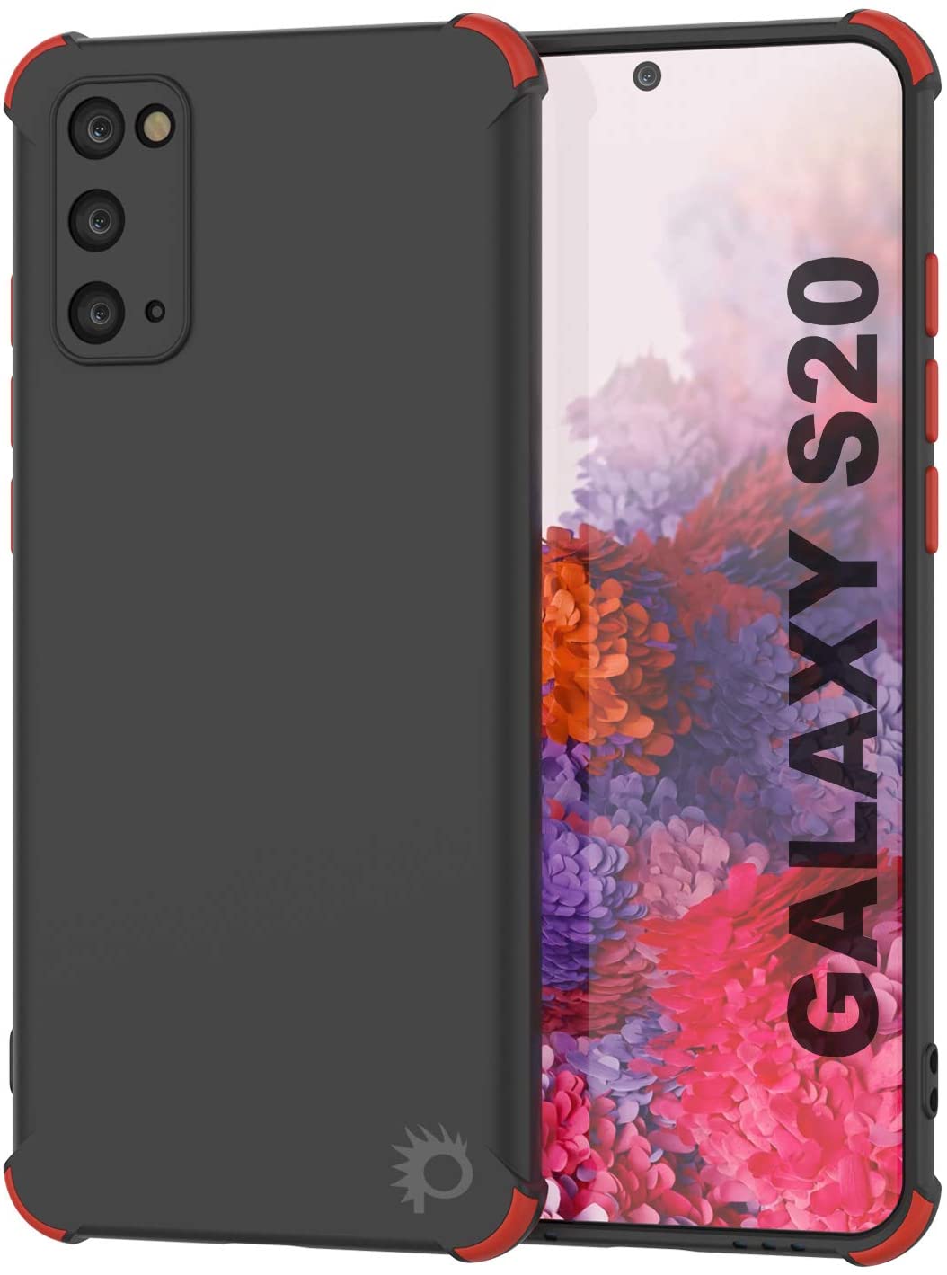 Capa de TPU Protetora e Leve Punkcase [Série Sunshine] para Galaxy S20 [Preto]