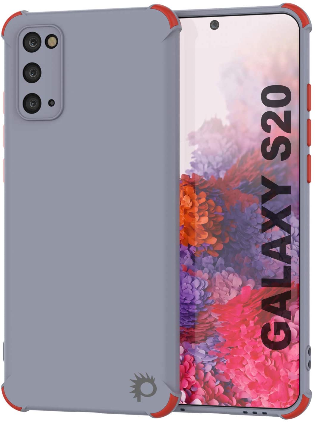 Capa protetora e leve de TPU da Punkcase [Série Sunshine] para Galaxy S20 [Cinza]
