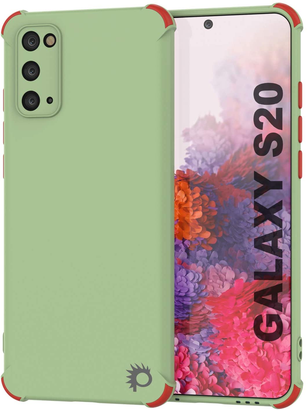 Capa protetora e leve de TPU Punkcase [Série Sunshine] para Galaxy S20 [Verde Claro]