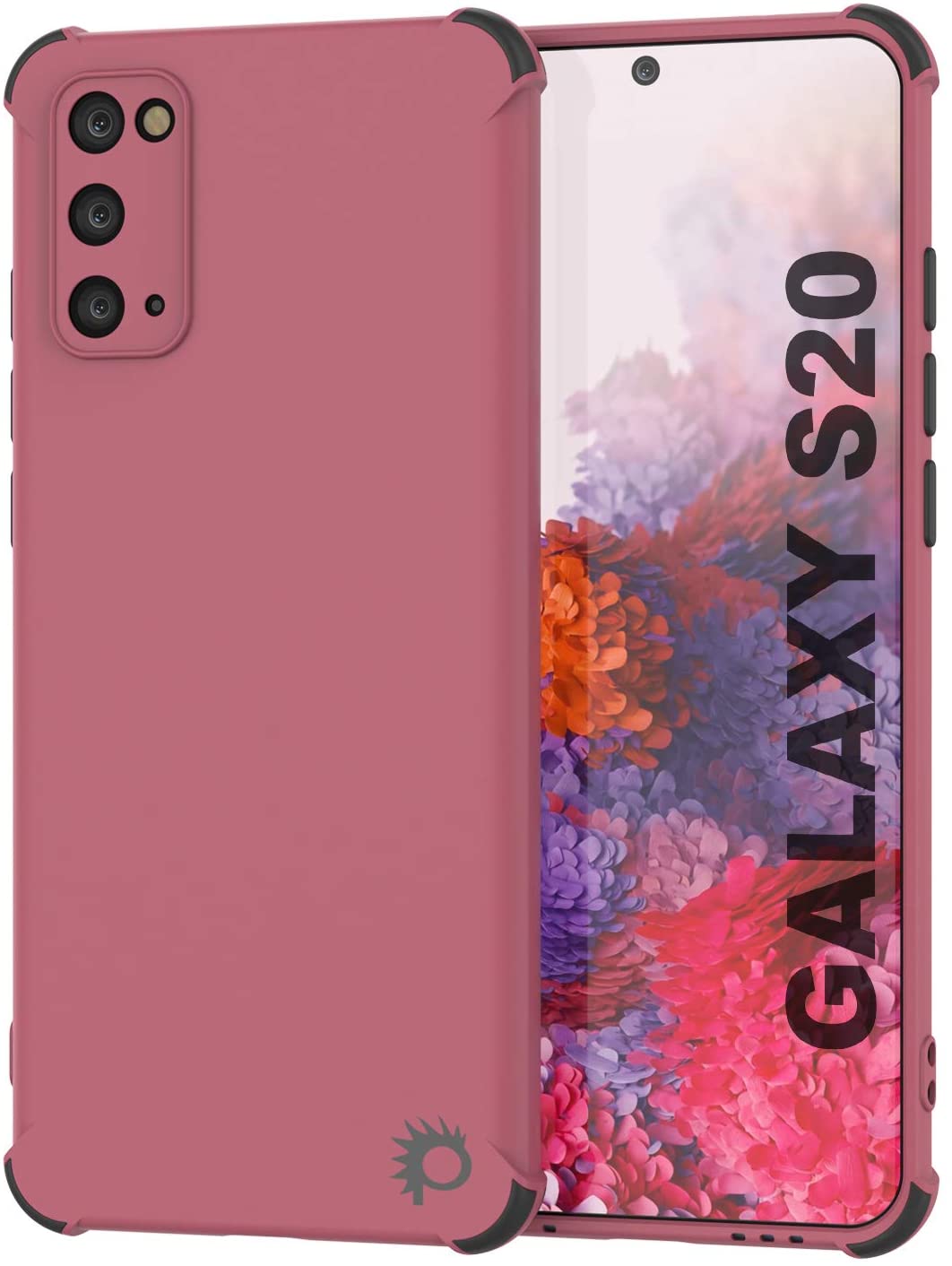 Capa protetora e leve de TPU Punkcase [Série Sunshine] para Galaxy S20 [Rose]