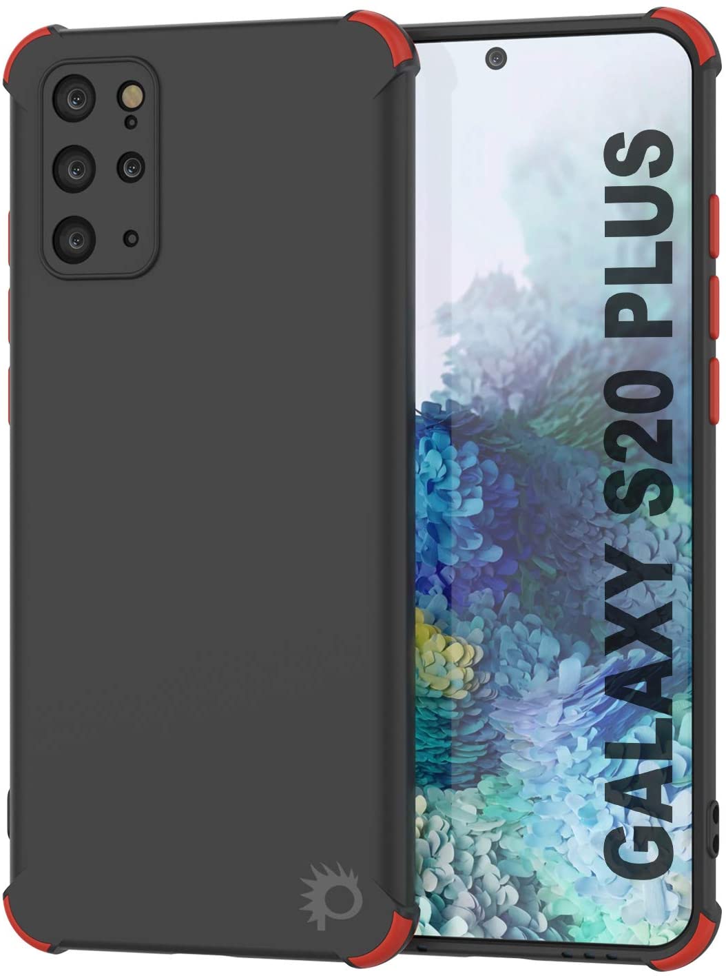 Capa protetora e leve Punkcase TPU [Série Sunshine] para Galaxy S20+ Plus [Preto]