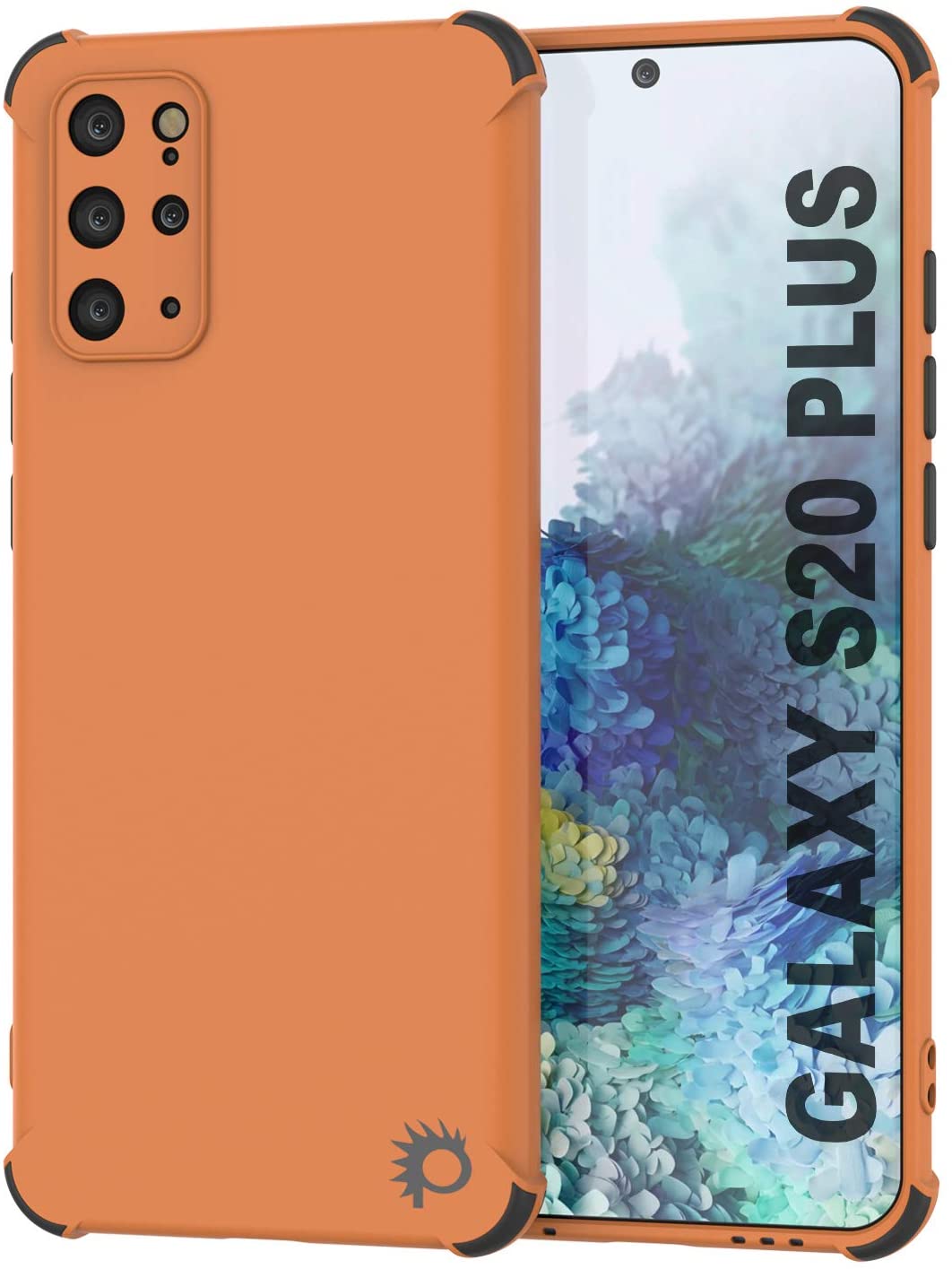 Capa protetora e leve de TPU Punkcase [Série Sunshine] para Galaxy S20+ Plus [Laranja]
