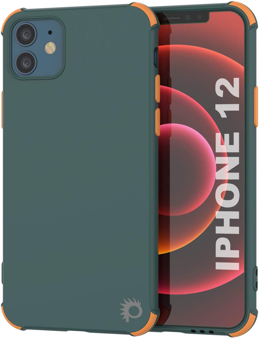 Capa de TPU Protetora e Leve Punkcase [Série Sunshine] para iPhone 12 [Verde Escuro]