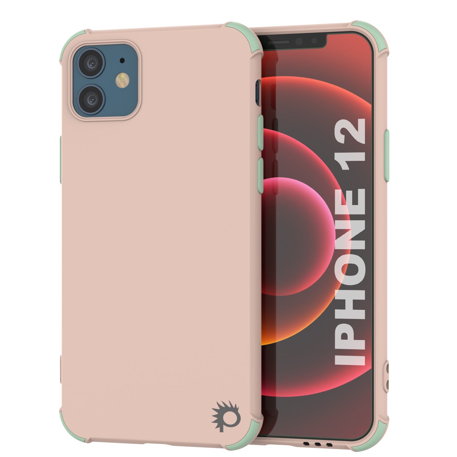 Capa protetora e leve em TPU Punkcase [Série Sunshine] para iPhone 12 [Rosa]