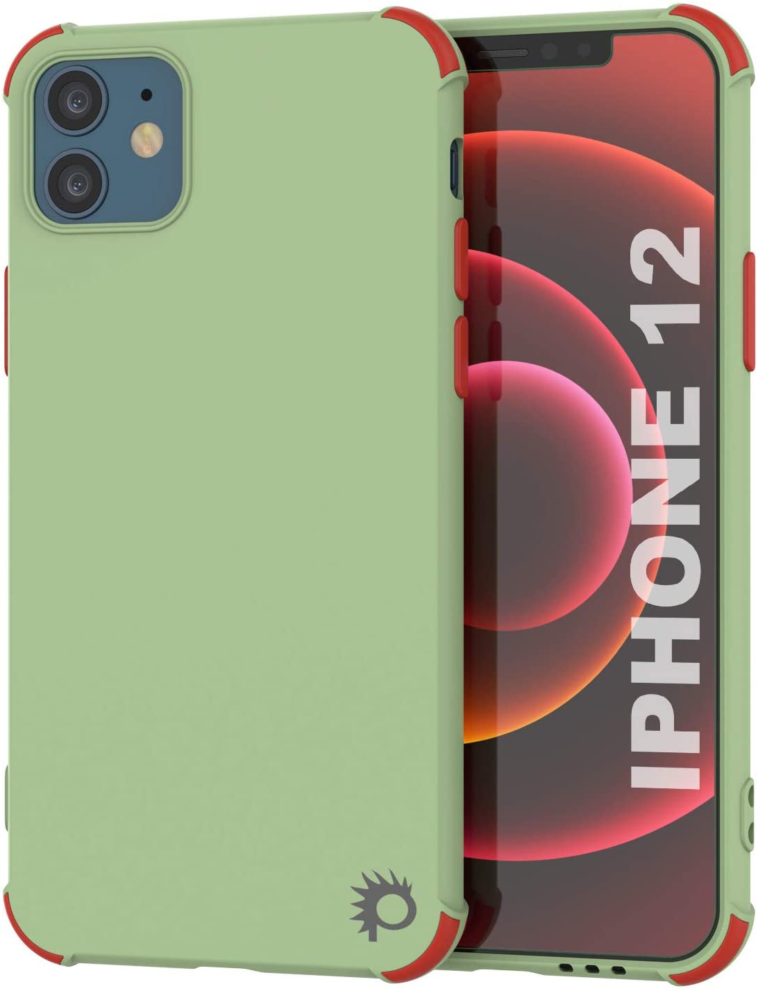 Capa protetora e leve de TPU Punkcase [Série Sunshine] para iPhone 12 [Verde Claro]