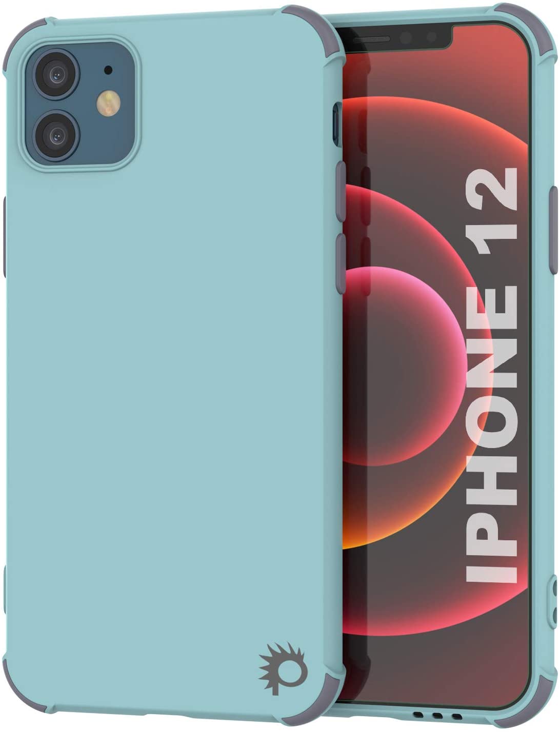 Capa protetora e leve de TPU Punkcase [Série Sunshine] para iPhone 12 [Azul-petróleo]