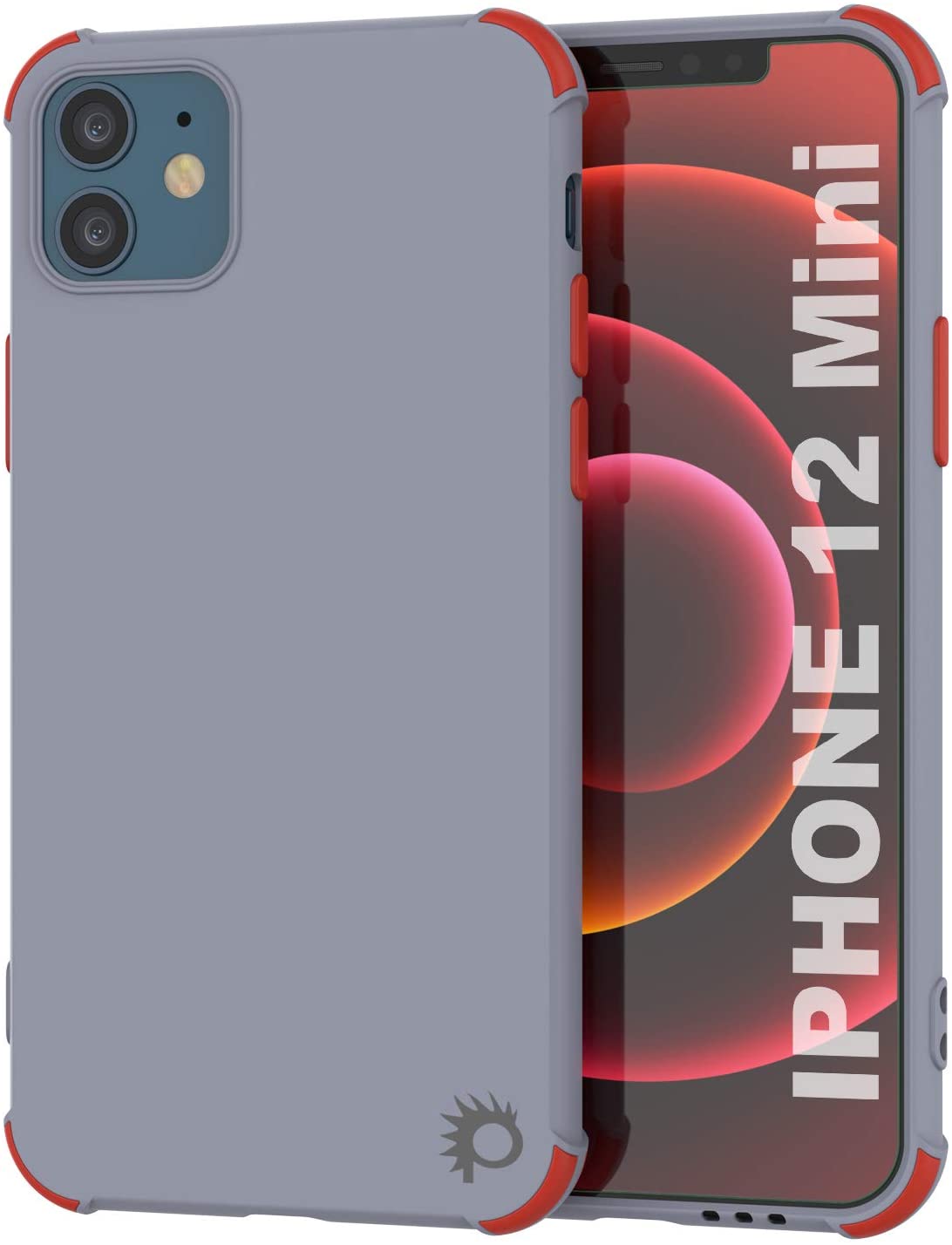 Capa protetora e leve de TPU Punkcase [Série Sunshine] para iPhone 12 Mini [Cinza]