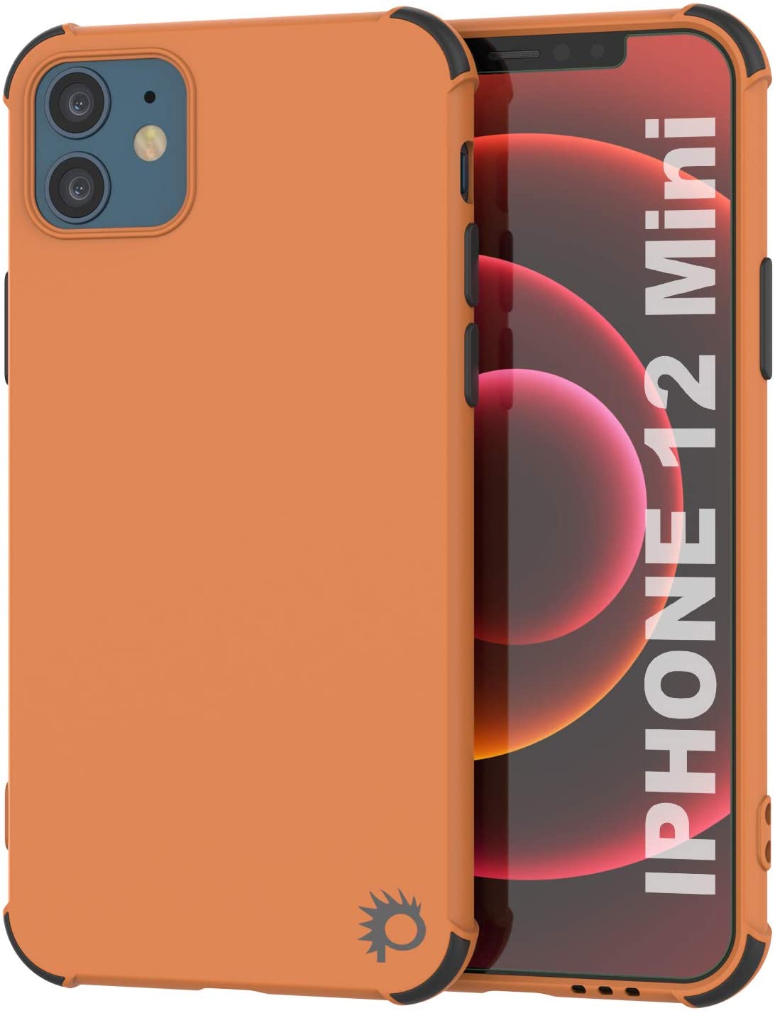 Capa de TPU Leve e Protetora Punkcase [Série Sunshine] para iPhone 12 Mini [Laranja]