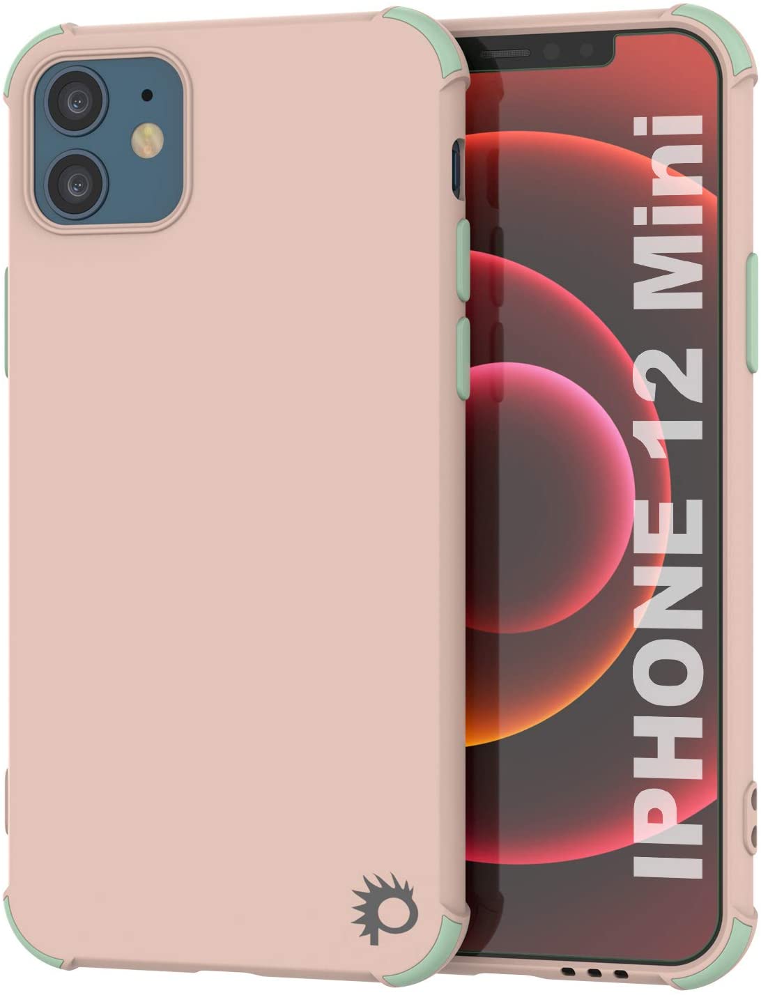 Capa Punkcase Protetora e Leve de TPU [Série Sunshine] para iPhone 12 Mini [Rosa]