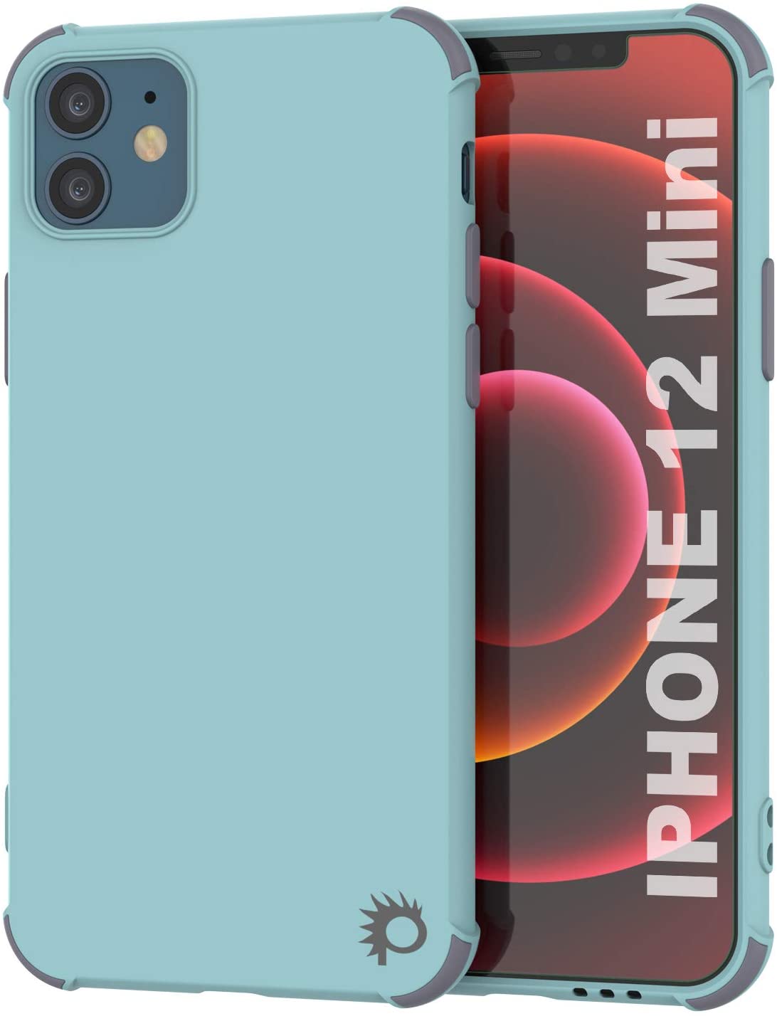 Capa protetora e leve de TPU Punkcase [Série Sunshine] para iPhone 12 Mini [Teal]
