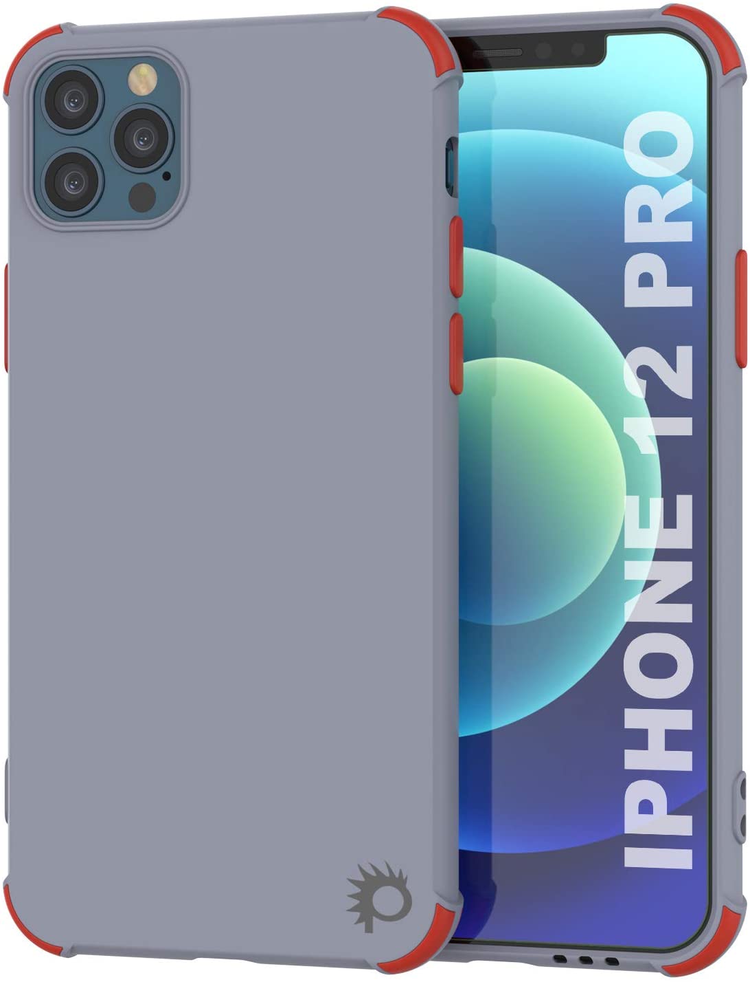 Capa protetora e leve de TPU Punkcase [Série Sunshine] para iPhone 12 Pro [Cinza]
