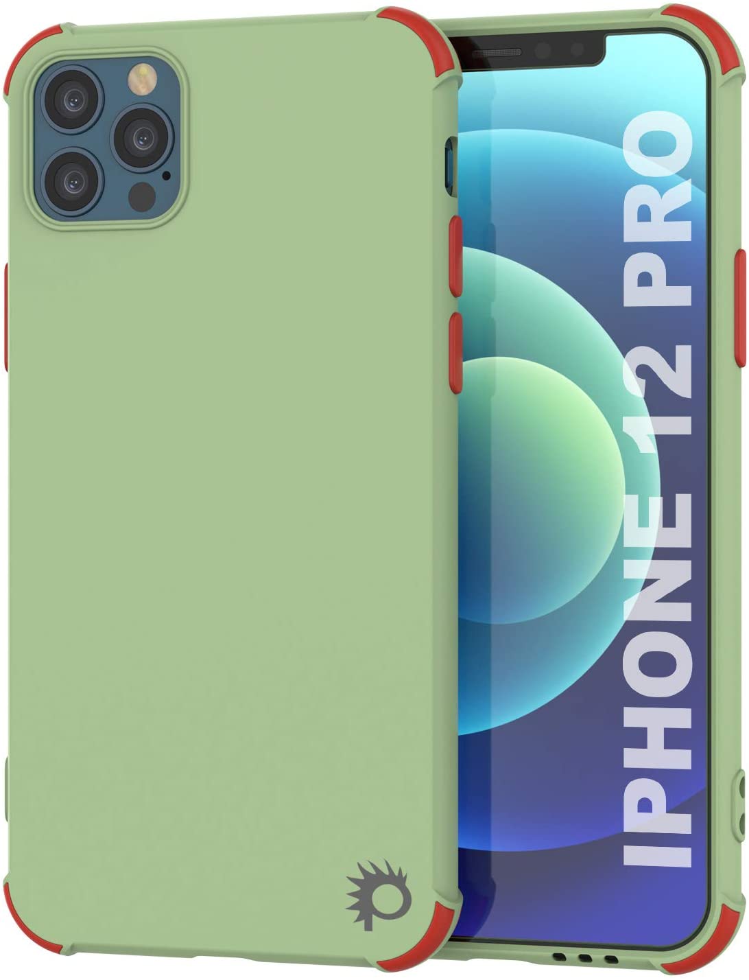 Capa protetora e leve de TPU [Série Sunshine] para iPhone 12 Pro [Verde Claro] da Punkcase