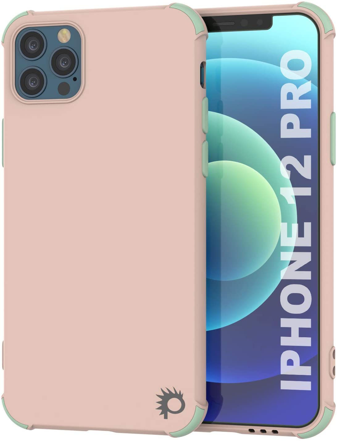 Capa protetora e leve de TPU Punkcase [Série Sunshine] para iPhone 12 Pro [Rosa]