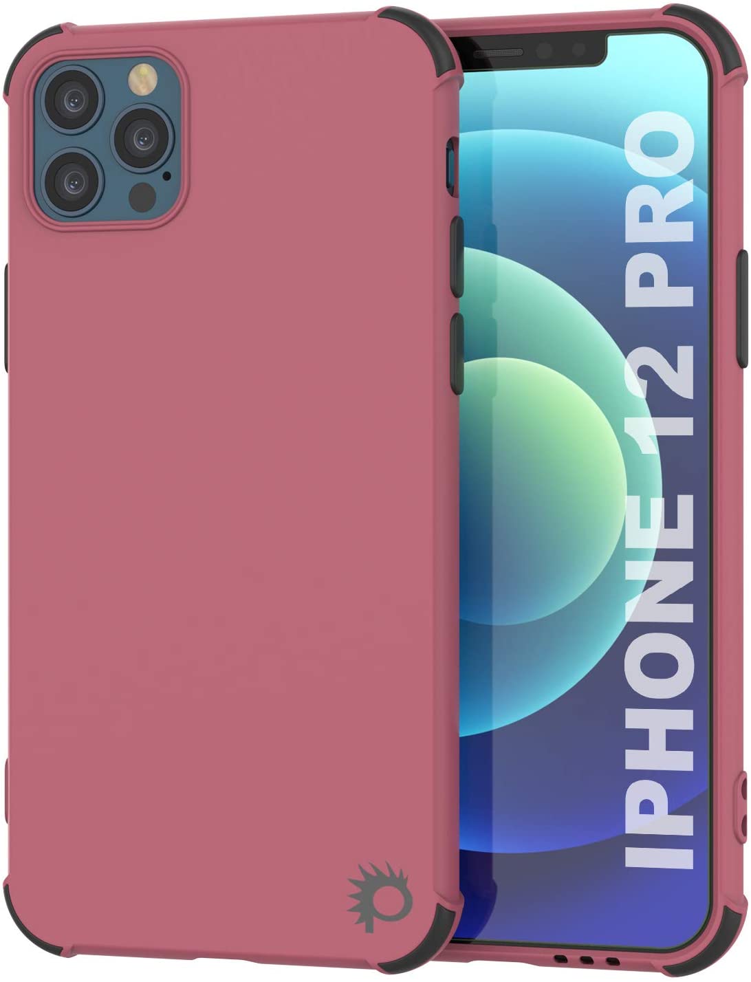 Capa protetora e leve de TPU Punkcase [Sunshine Series] para iPhone 12 Pro [Rose]