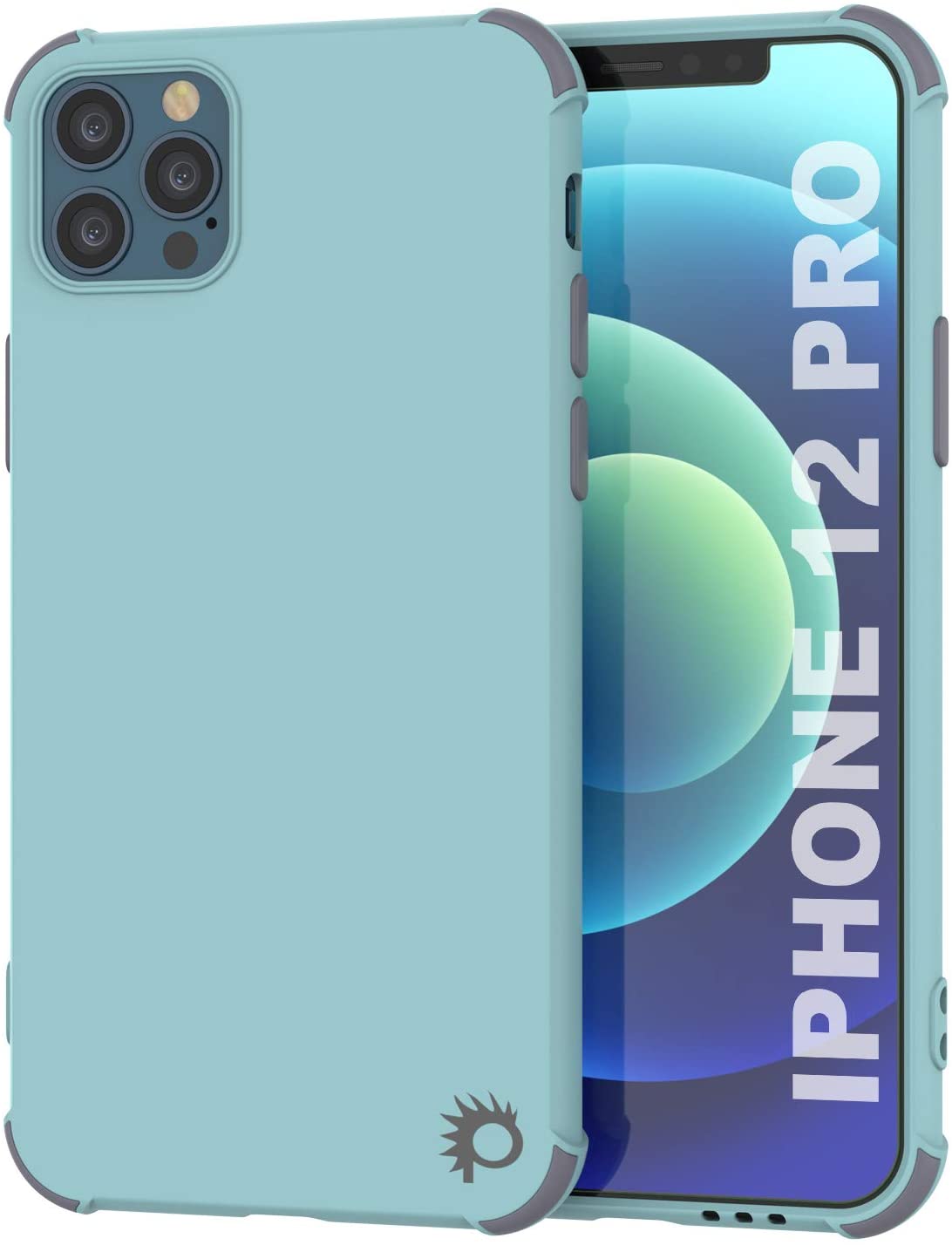 Capa protetora e leve de TPU Punkcase [Série Sunshine] para iPhone 12 Pro [Teal]