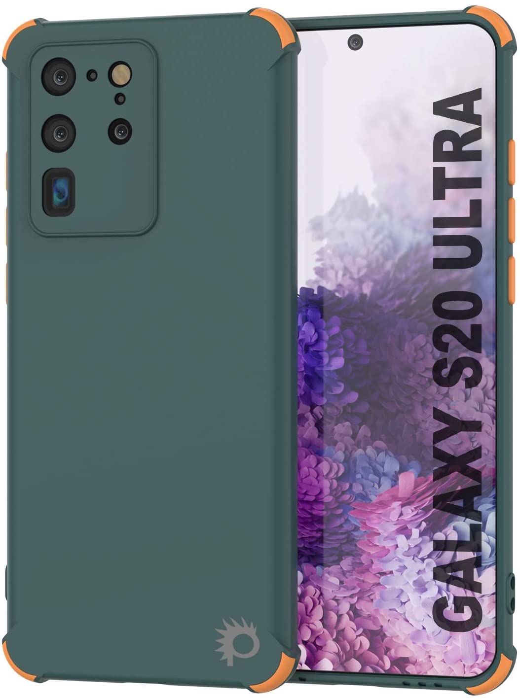 Capa protetora e leve em TPU Punkcase [Série Sunshine] para Galaxy S20 Ultra [Verde Escuro]