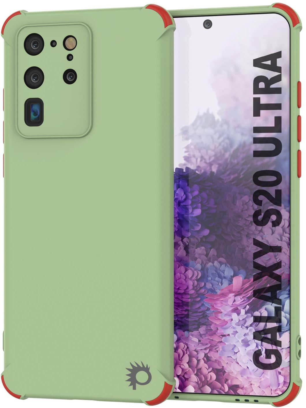 Capa protetora e leve de TPU Punkcase [Série Sunshine] para Galaxy S20 Ultra [Verde Claro]