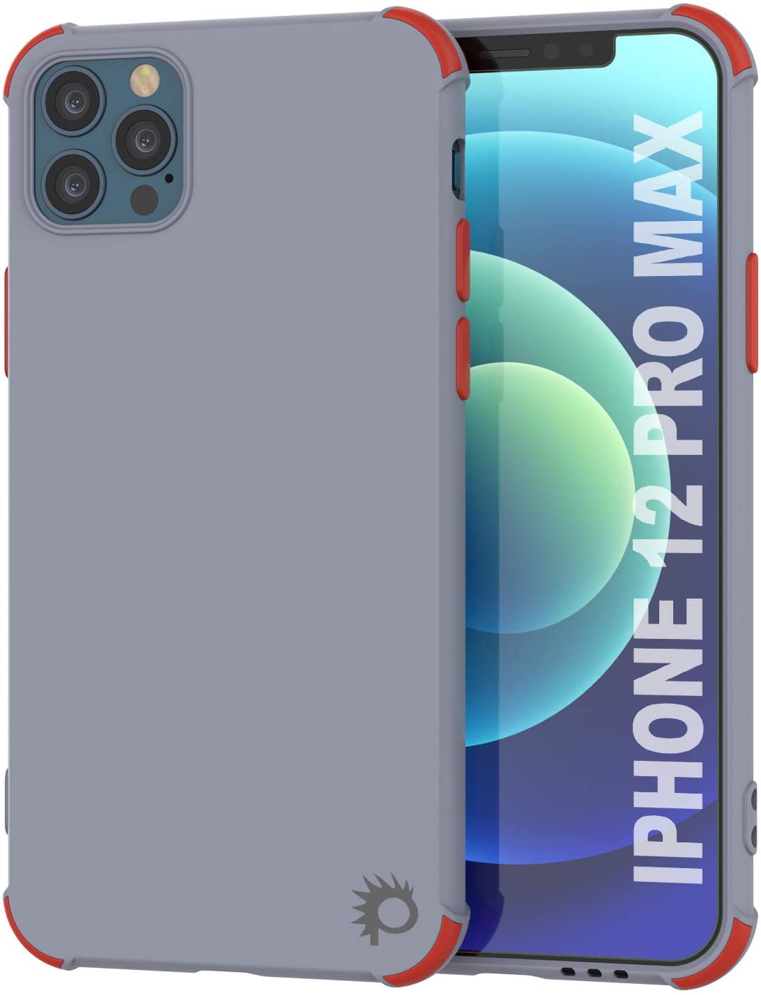 Capa protetora e leve de TPU Punkcase [Série Sunshine] para iPhone 12 Pro Max [Cinza]