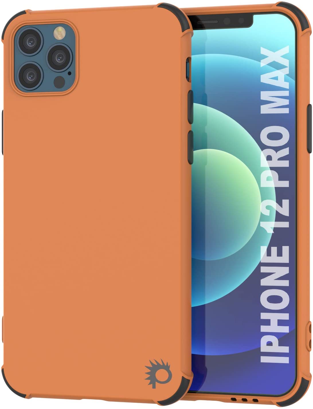 Capa protetora e leve Punkcase TPU [Série Sunshine] para iPhone 12 Pro Max [Laranja]