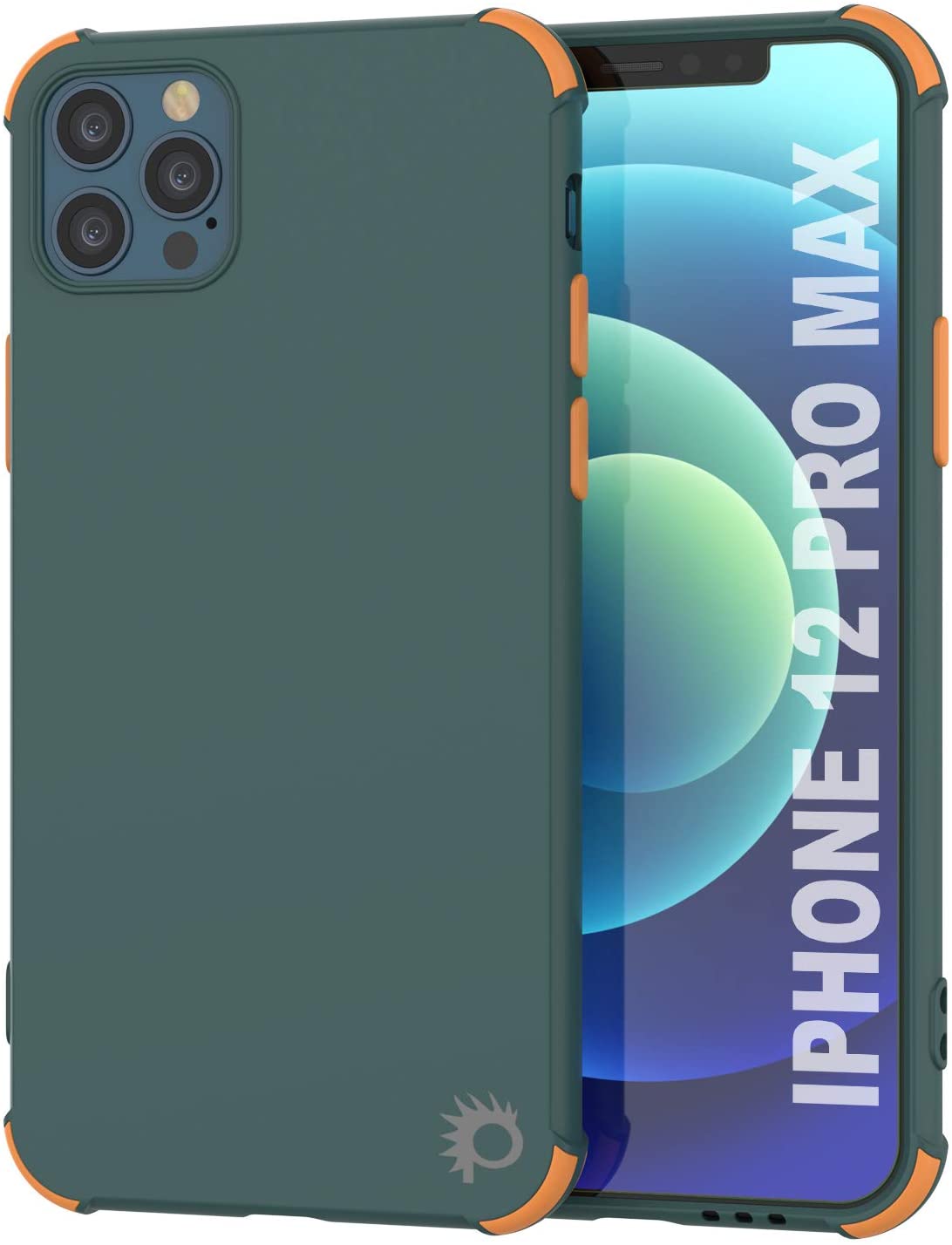 Capa Protetora e Leve em TPU da Punkcase [Série Sunshine] para iPhone 12 Pro Max [Verde Escuro]